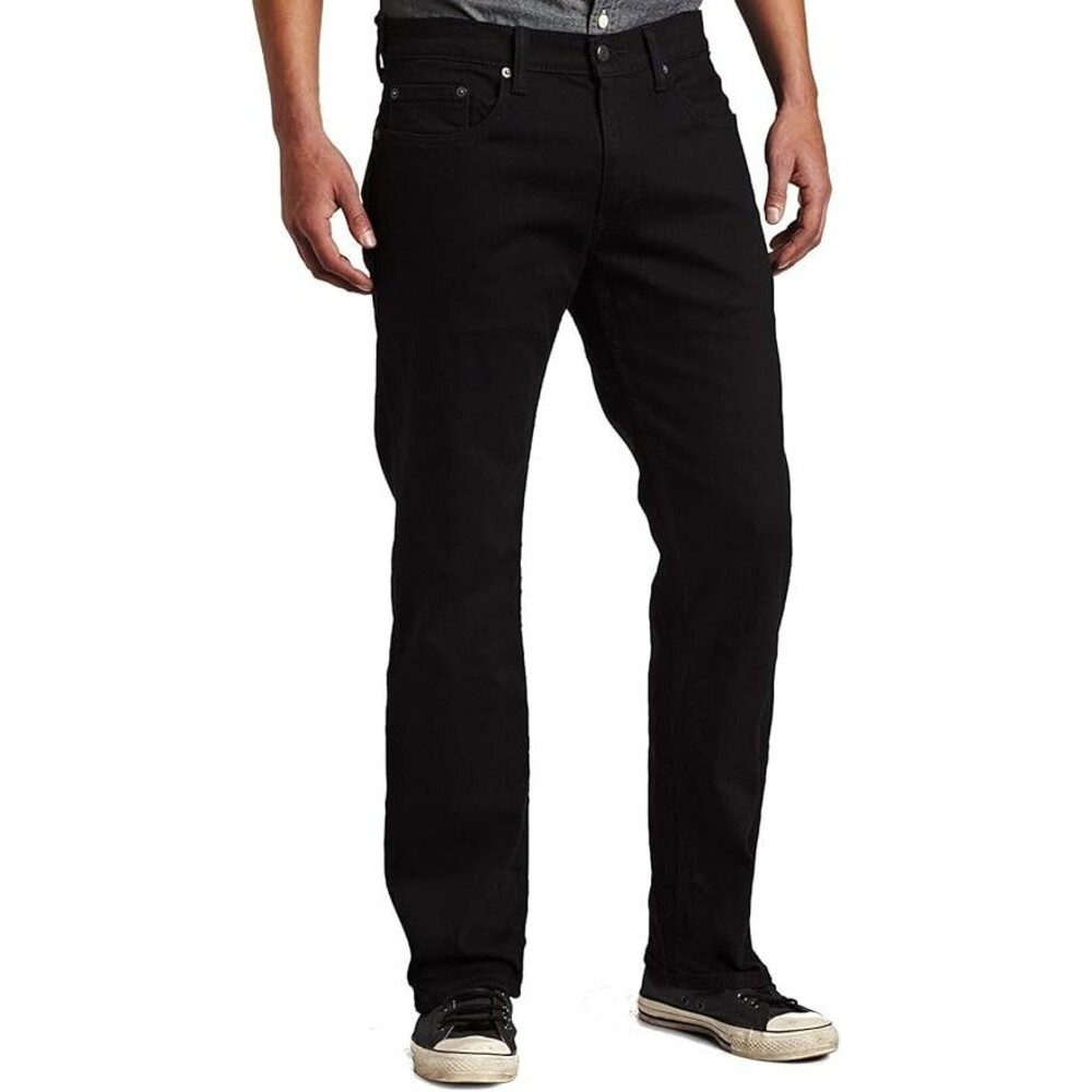 NWT LEVI'S 559 Men's Relaxed Straight Stretch Denim Jeans Size 31x32 Color Black